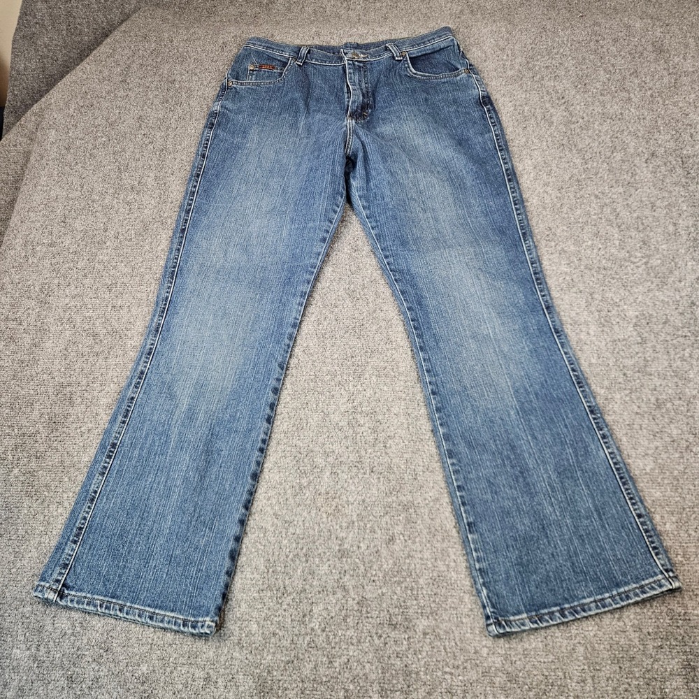 Lee Womens 12 S Bootcut Jeans Medium Wash Blue Denim Stretch 3058588 12S